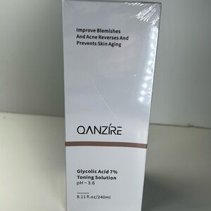 New Qanzire Glycolic Acid 7% Exfoliating Toner 240ml